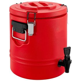 3 Gal/11.4L Insulated Beverage Dispenser with Spigot, Thermal Hot and Cold Drink Server, Food-Grade Cooler Jug with Stainless Steel Interior