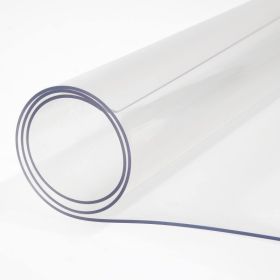 Clear Table Protector Mat -2.0mm Thickness Waterproof Heavy Duty PVC Table Cover For Dining Room Table (Option: 18x24inches)