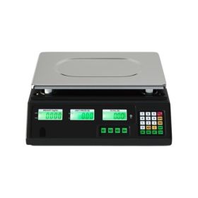 Portable Commercial Food Scale with Digital Display (Color: As pic show, Capacity: 88lb)